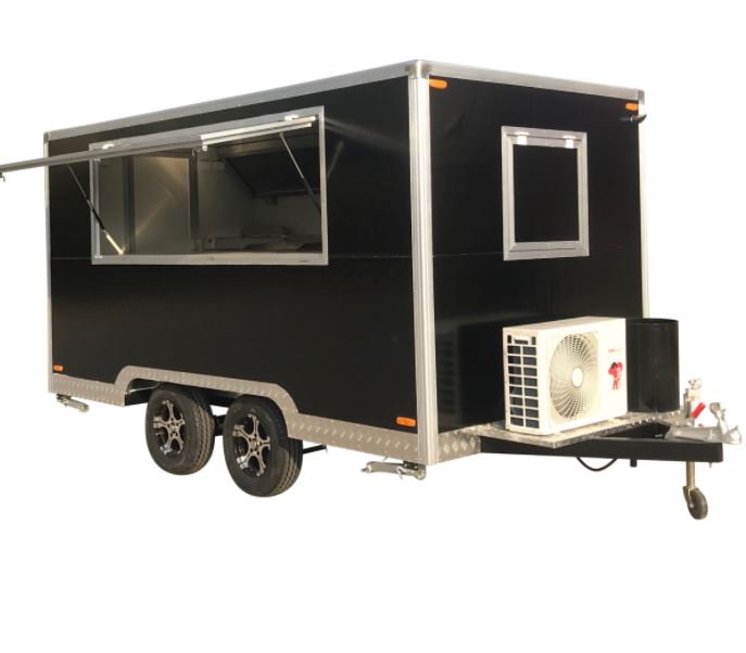 Airstream Catering Smoked Ice Cream Fast Food Truck/trailer Truck Pizza Trailer With Toilet 3000mm For Sale In Dubai